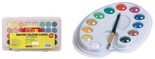 Camel Camlin Student Water Color Cakes - 24 Shades & 12 Shades Multicolor