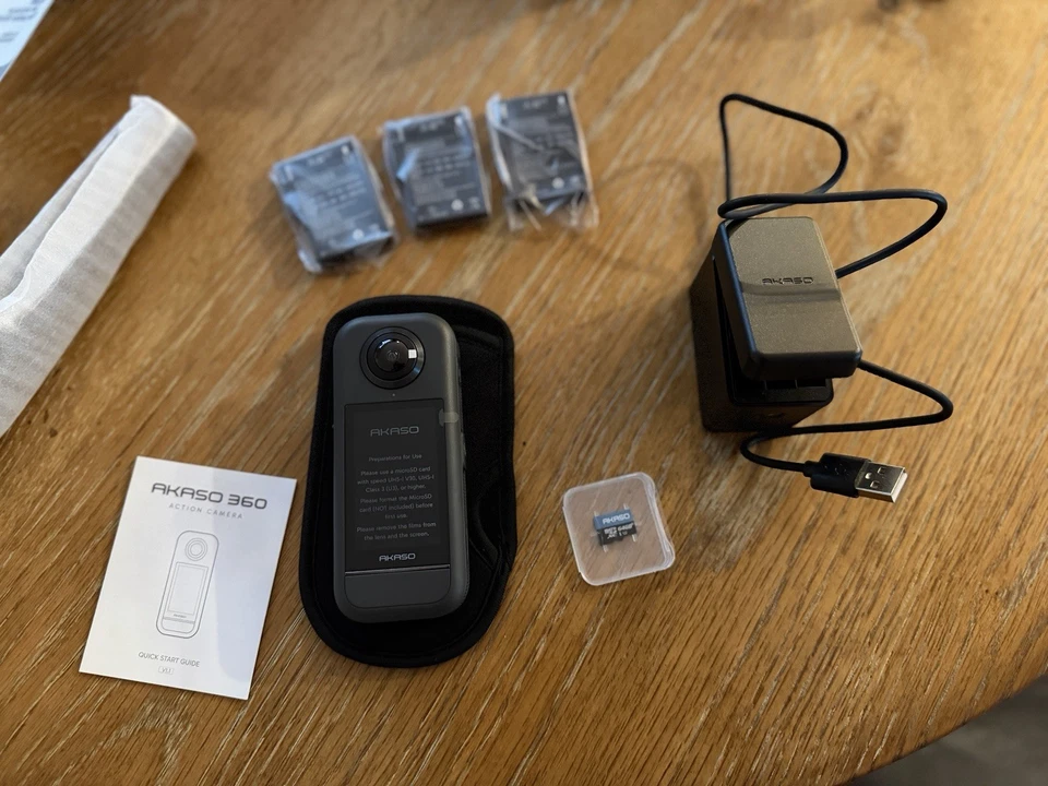 Akaso 360° Action Camera - Immersive 5.7K Video With Invisible Selfie Stick - Image 3 of 4