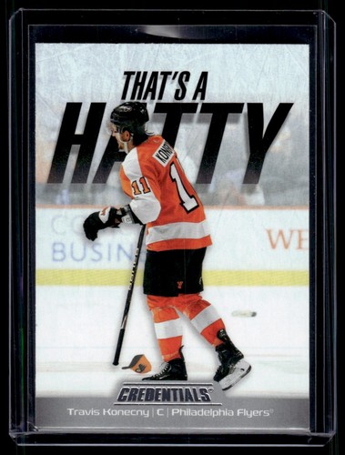 2024-25 Upper Deck Credentials That's a Hatty Travis Konecny #TH-TK - Picture 1 of 2