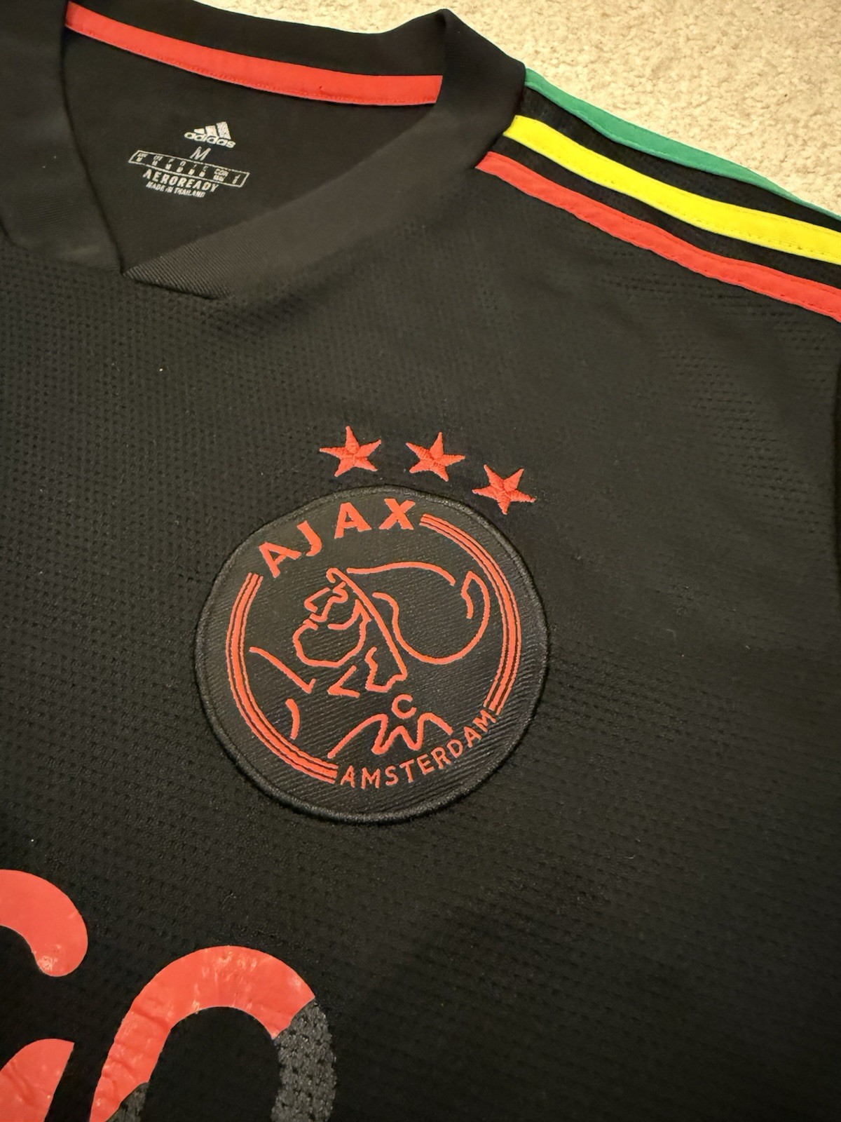 RARE Adidas Ajax Amsterdam x Bob Marley Kit Authentic (customized) image 5