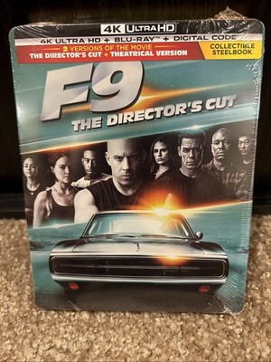 F9: The Fast Saga [4K + Blu-Ray] (Exclusive Steelbook) Rare and OOP! BRAND NEW!!