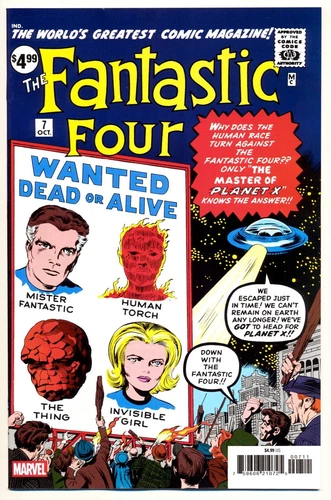 FANTASTIC FOUR #7 NM, Facsimile Edition, Stan Lee, Jack Kirby Marvel Comics 2025