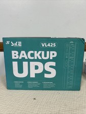 SKE Compact Size 425VA/240W UPS Battery Backup  Surge Protector for Computer