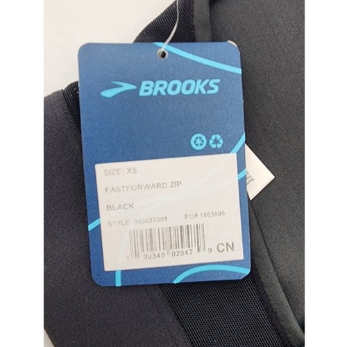 Neu Neu mit Etikett Brooks Fast Forward Sport-BH mit Reißverschluss vorne XS - Bild 9 von 9