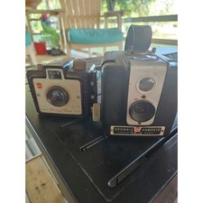 Vintage Kodak Brownie Hawkeye Flash Model  Holiday Flash Camera Lot of 2