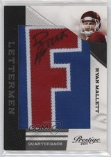 2011 Panini Prestige Collegiate Lettermen Ryan Mallett #18 Auto uk2