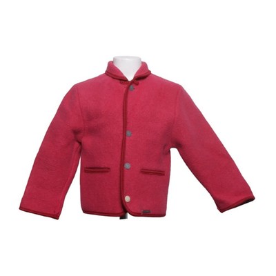 Giesswein, Blazer, Größe: 114, Pink/Rot, Wolle, Mädchen #6UL