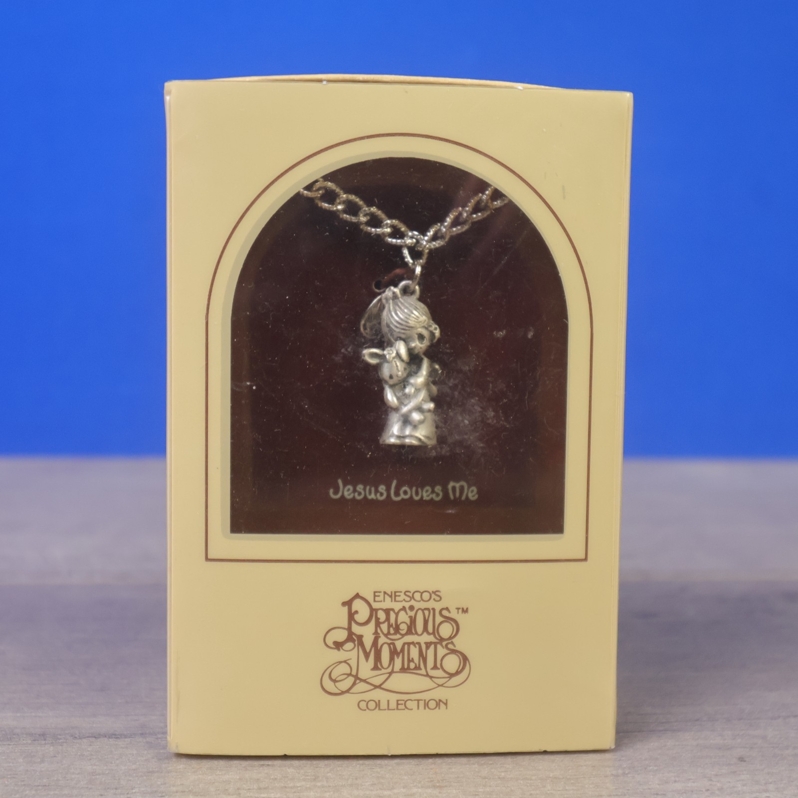 NOS Precious Moments JY 119 Silverplate Bracelet Girl with Bunny Jesus Loves Me