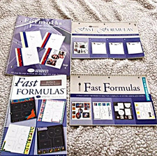 Creative Memories Bundle Lot of 4 Fast Formulas Scrap Booking Books