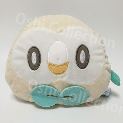 Rowlet Pouch Large Face-Shaped Plush Poke Peace Pouch Vol.2 Japan