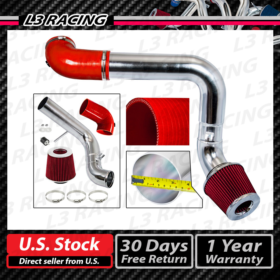 RED COLD AIR INTAKE KIT+FILTER FOR DODGE 05-10 Charger Magnum HEMI 5.7/6.1 V8