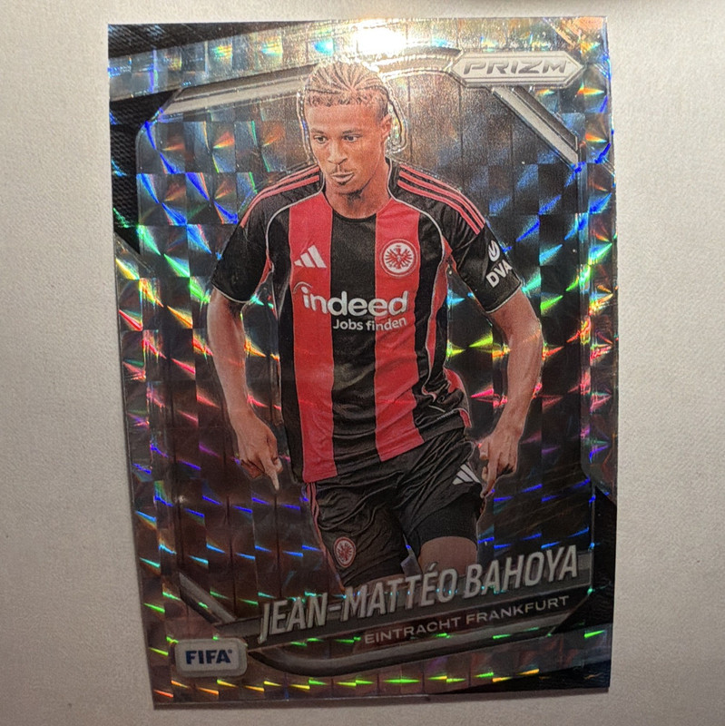 Panini Prizm FIFA 2025-26 Jean-Mattéo Bahoya Eintracht Frankfurt Silver #298