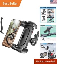 Effortless Installation Bike Phone Holder with Shock Protection for All Phones