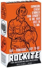 Hartline 10006 Rockite Cement 15 Min 5 Lb, No Size, White, 80 Ounce White