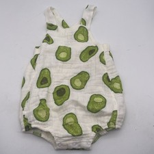 Angel Dear Baby Girl 18-24 Mos Avocado One Piece Romper Sunsuit New T1