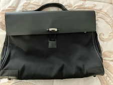 MONTBLANC BORSA PELLE NIGHTFLIGHT DOUBLE GUSSET BRIEFCASE 8772 ORIGINALE