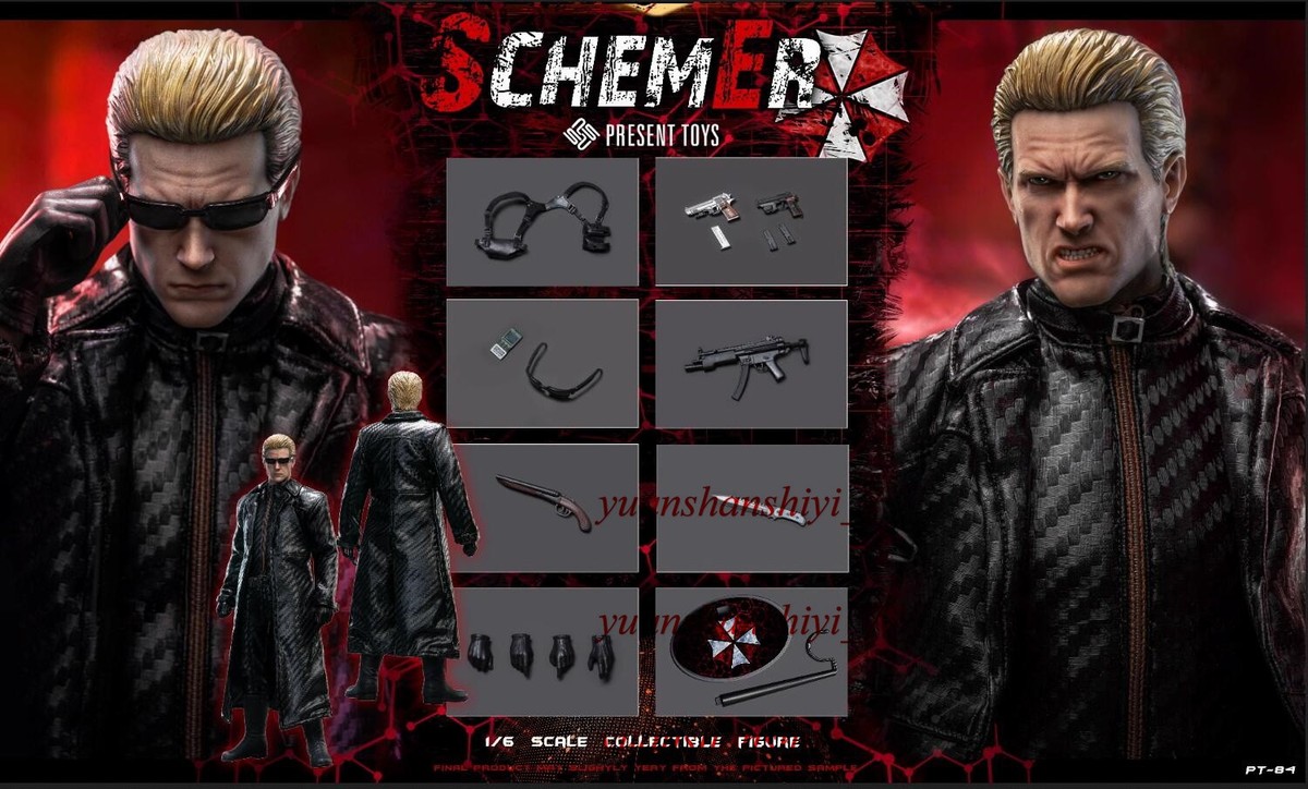 PRESENT TOYS PT-SP84 バイオハザード アルバート・ウェスカー PRESENT TOYS PT-sp84 Schemer Wesker 1/6 Collectible Action Figure