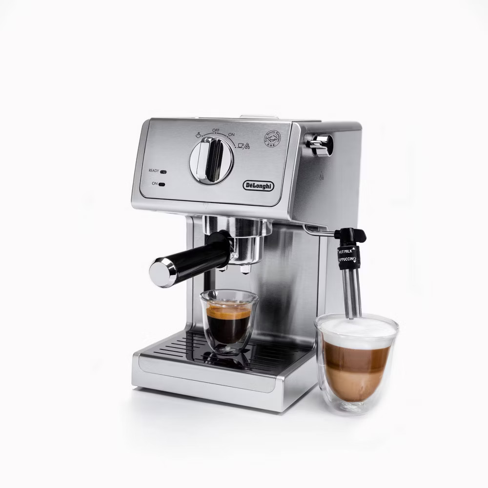 De'Longhi 15 Bar Pump Espresso Machine - ECP3630: Silver, Ad