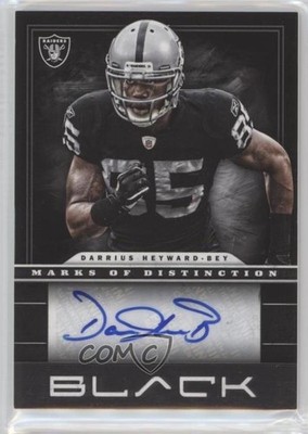 2012 Panini Black Marks of Distinction 55/75 Darrius Heyward-Bey #23 Auto 5x0