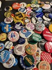 Vintage 1970’s 80’s Pinback Button Huge Lot Of 100+ Advertising Sports Etc — photo 8