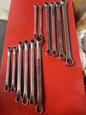 Large Williams Box End Offset Wrench SAE 12-Piece Set