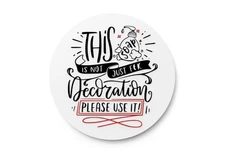 Bathroom Quotes Sign – Funny Humor Wall Decor for Home and Office