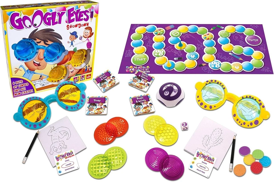 Googly Yeux Confrontation Board Jeu Famille Amusant Enfants University Games 7+ - Photo 4/4