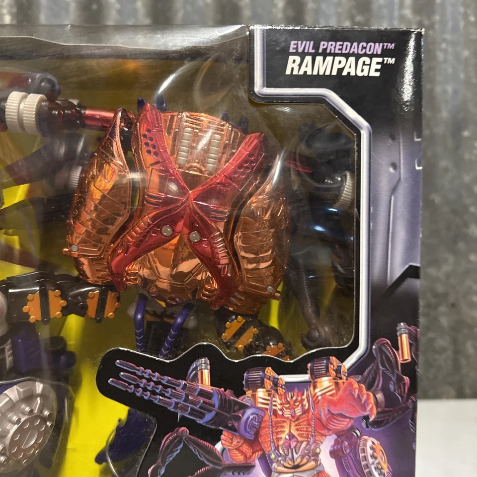 Rampage Beast Wars Biocombat Transformers Transmetal 1999 With Box Complete - Image 2 of 4