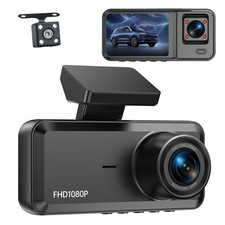 3 Channel Dash Cam Front and Rear, 1080P Dash Camera for Cars, Dashcam Three ...
