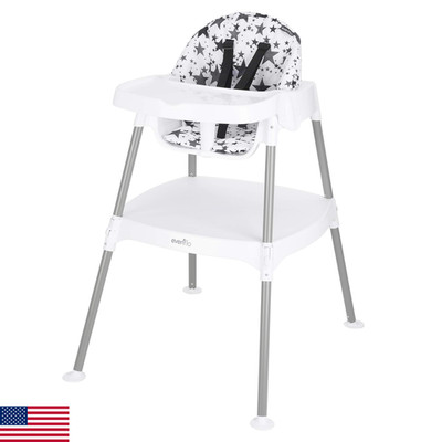 Evenflo 4-In-1 Eat Grow Convertible High Chairpolyester 28122315