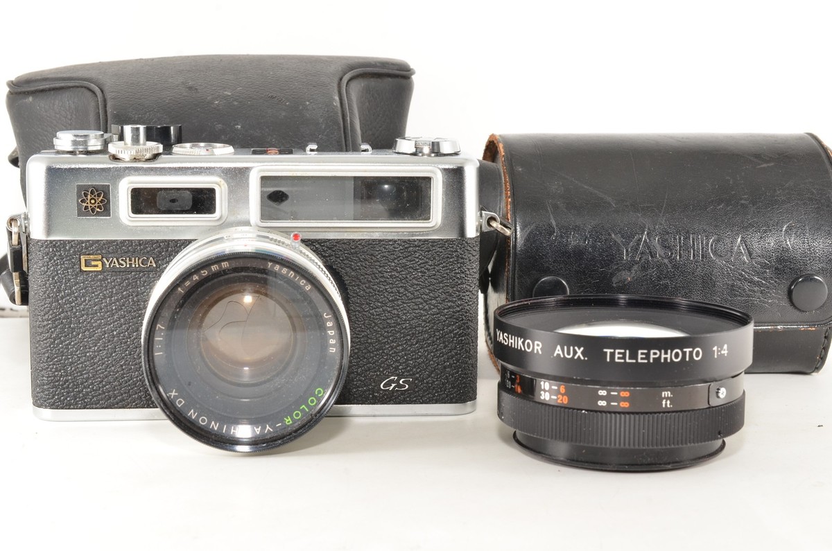 【美品】 Yashica ヤシカ 35 YASHINON 45mm f/1.9 Yashica Electro 35 G/ Yashinon DX 45mm f1.7 Lens from Japan #2879