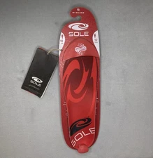 SOLE Custom Footbeds Active Softec Moldable Shoe Insoles Size M 10 W 12 New!