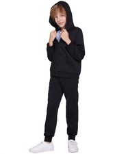 Boys' 2PC Tracksuit Sets Outfit Zip Up Hoodie  Active Pants for Kids 13-14Years