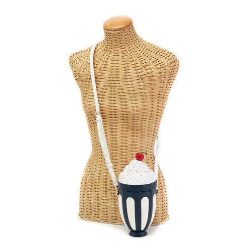 Kate Spade Ice Cream Sundae 3D Crossbody Bag Novelty Purse Leather Rare Japan