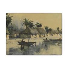 William Henry Holmes - Indian Village, Cozumel Island, Yucatan - Canvas Wall Art