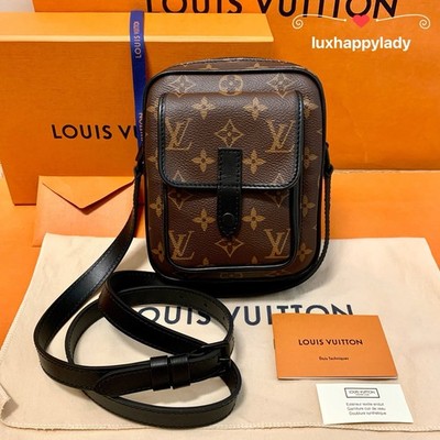 NEW LOUIS VUITTON Christopher Monogram Macassar Wearable Wallet Crossbody Bag