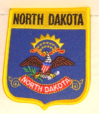 NORTH DAKOTA STATE Souvenir de voyage fer brodé sur patch 3 pouces