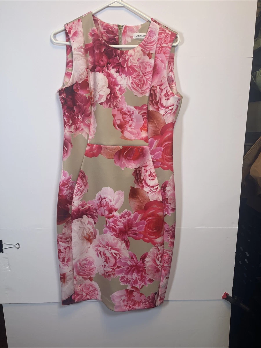 Calvin Klein Floral Sleeveless Sheath Dresses for Women for sale | eBay Calvin Klein Floral Sleeveless Sheath Dresses for Women for sale | eBay