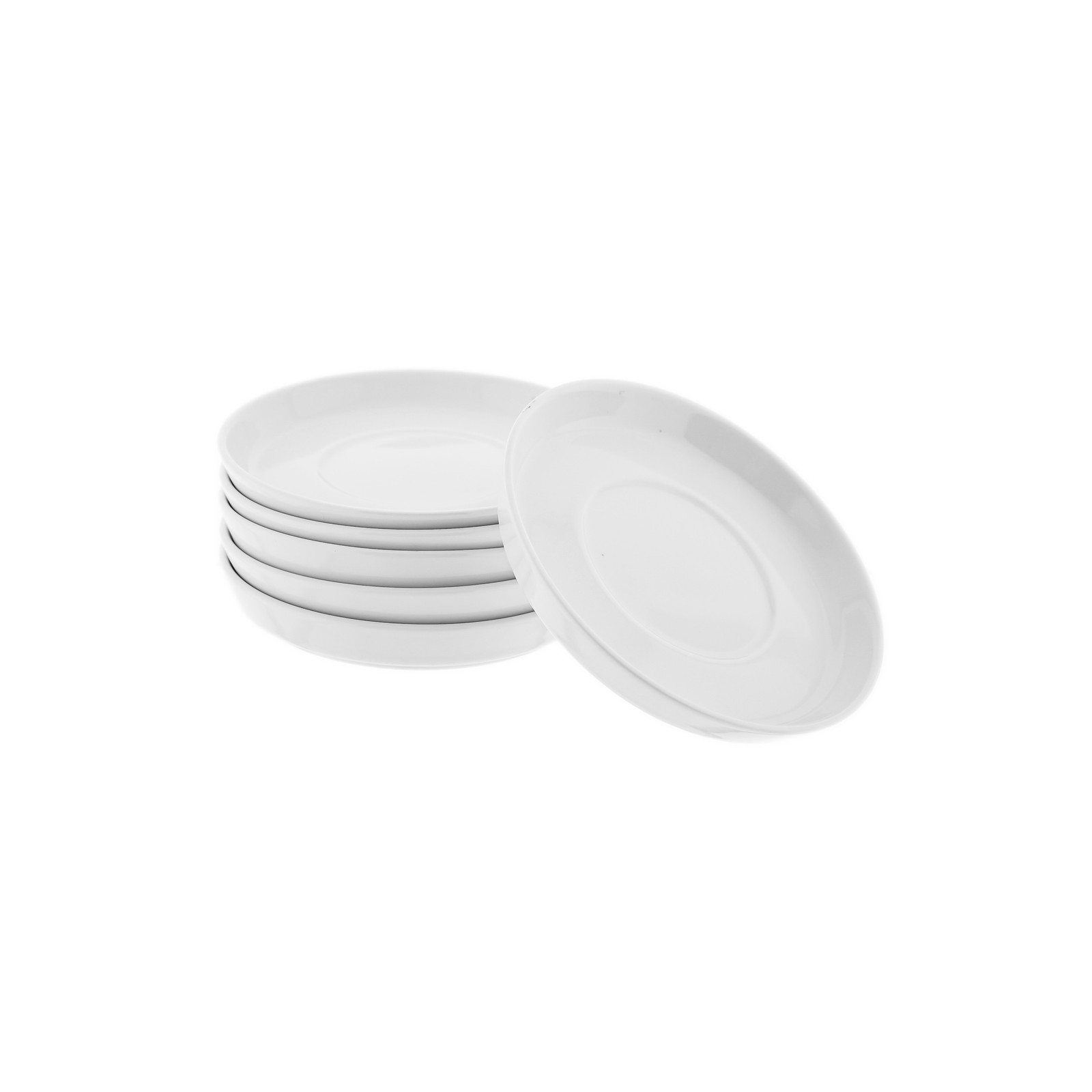 6-teiliges Unterteller-Set aus Porzellan ideal fr Kaffee - Tee 5390₽