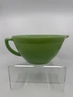 Vtg Fire King Jadeite Green Batter Bowl Banded Mixing W Spout & Handle READ