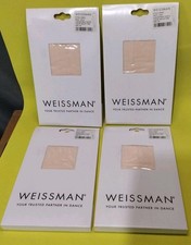 Lot of 4 Weissman Dance Convertible Tights, W900C Ballet Pink SC- Small Child