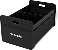 Foldable Car Trunk Organizer Black Storage Cargo Organizer W Handles Storage Bin