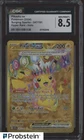 2024 Pokemon SSP EN Hyper Rare #247 Pikachu ex CGC 8.5 NM-MT+