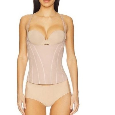 Spanx Super Sculp Total Contour Open-Bust Cami  Natural Bronze Size L 10428R New