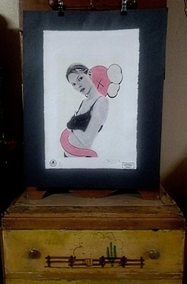 Kate Moss, Kaws, David Sims, Limited Edition 22'x 15'x Signed