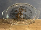 Vintage PYREX Floral Bubble Casserole Dish 945C Replacememt Lid ONLY flower