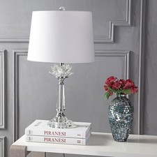 JONATHAN Y Mia 24.5" Crystal LED Table Lamp, Clear by JONATHAN Y