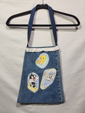 Custom Baby Looney Tunes Denim Satchel Shoulder Bag Sylvester Tweety Bugs
