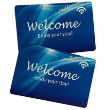 Hotel RFID Key Cards Pack of 200 Compatible with SAF Door Lock System Access