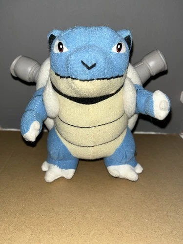 Pokemon Blastoise Plush Doll Toy Official Nintendo 1999 Play by Play 6" Vintage